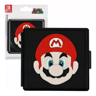 Portajuegos Cara Mario Capacidad 12 Juegos Nintendo Switch