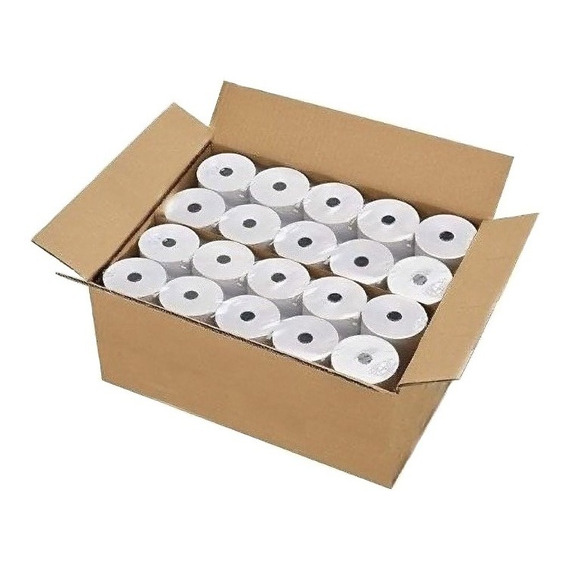 Mia Store 80 x 80 mm térmico blanco de 50 unidades por pack