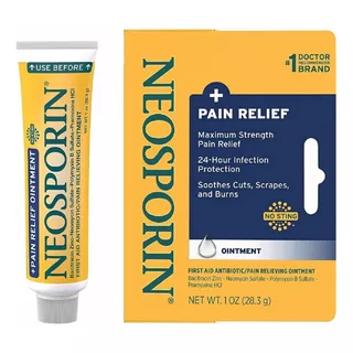  Crema Unguento Neosporin + Pain Relief 1 Oz Fragancia N/a Tipo De Envase Tubo