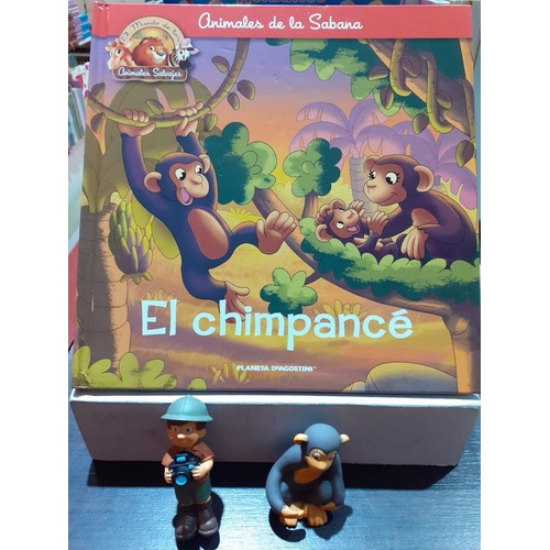 El Chimpance Animales De La Sabana + Muñecos De - Aut