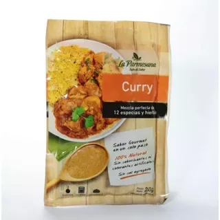 Pack De 10 Un. Curry X 20grs La Parmesana(directo Fábrica)
