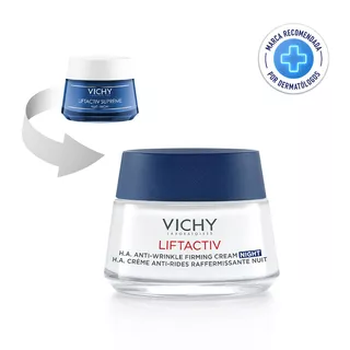 Crema Liftctiv Supreme Nuit Night Vichy Liftactiv Supreme Noche Para Todo Tipo De Piel De 50ml/50g 40+ Años