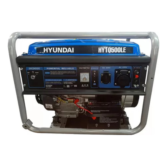 Generador Monofásico 10kw 220v 40l Hy10500le Hyundai - Tyt