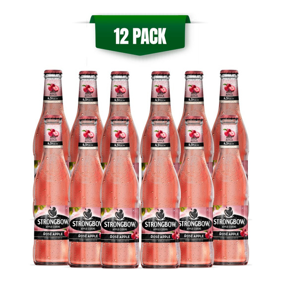 Sidra Strongbow Rosé 12 Pack Botella 330 Ml