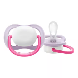 Chupeta Philips Avent Ultra Air Unitaria Lisa Menina 0-6m Cor Violeta Período De Idade 0-6 Meses