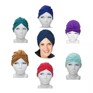 6pz Gorro Turbante Adulto - Oncológico