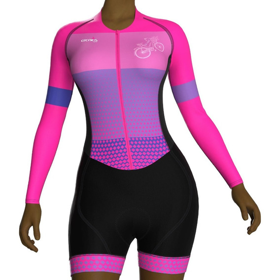 Enterizo Uniforme Ciclismo Mujer Let`s Ride 6385