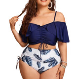 Traje De Baño Plus Size Playa Piscina Talle Grande Bikini