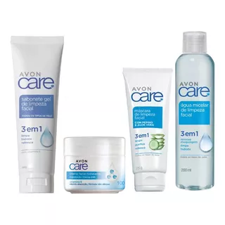 Kit Skincare Avon Care Limpeza Facial E Hidratação