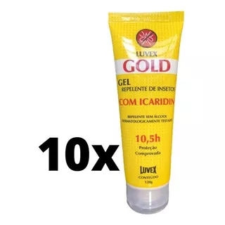 Kit 10 Repelente Luvex Gold Com Icaridina - Contra Dengue