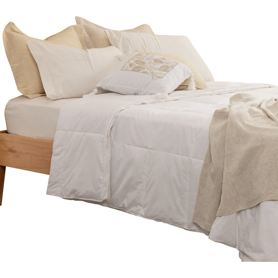 Plumón Duvet Super King Arredo Reversible Liso