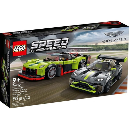 Lego Aston Martin Valkyrie Amr Pro y Aston Martin Vantage Cantidad de piezas 592