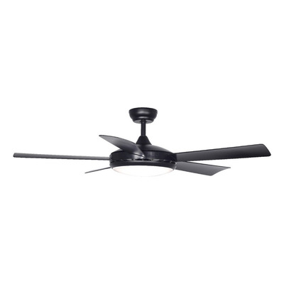 Ventilador Techo Negro 522b Led 24w Control Remoto Laft