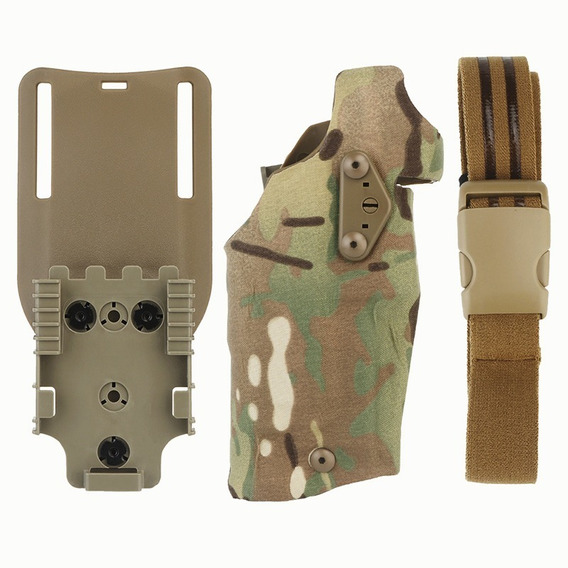 Funda Holster Táctico Militar Para Glock 17 19 Con Luz X300