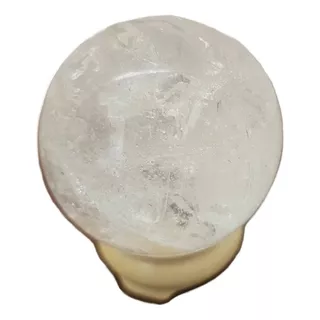 Bola De Cristal Esfera De Quartzo Branco 217g / 5,5cm Altura