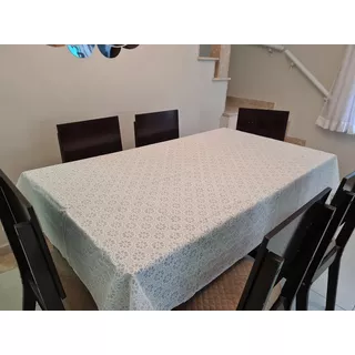 Toalha De Mesa Rendada Tnt+ Toalha De Mesa Cristal 6 Lugares