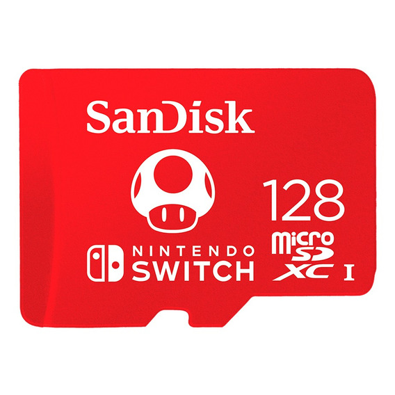 Tarjeta de memoria microSD Sandisk para Nintendo Switch de 128 GB