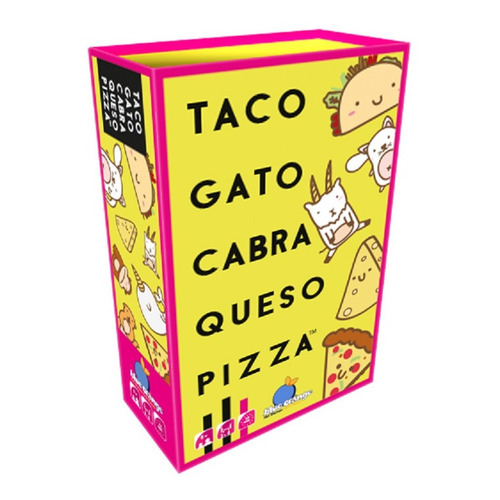 Taco Gato Cabra Queso Pizza - Juego De Mesa En Español