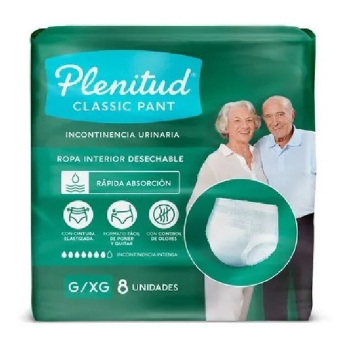 Plenitud Ropa Interior Classic Pant - G/XG - Unidad - 1 - 8