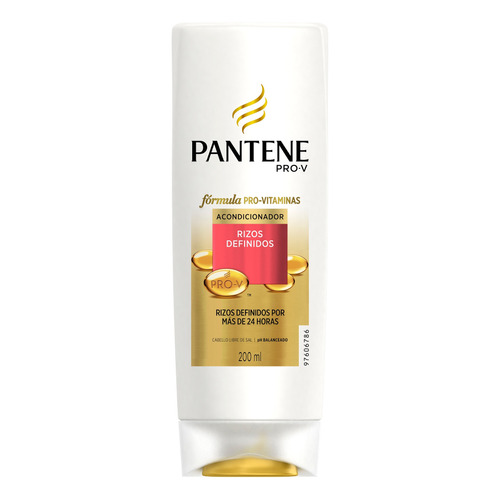 Acondicionador Pantene Pro-V Rizos Definidos en botella de 200mL por 1 unidad