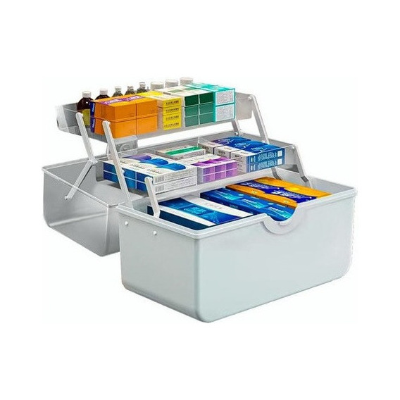 Caja Organizadora Multiproposito Plástica Compartimentos Med