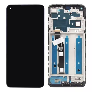 Modulo Display Compatible Con Moto G9 Plus Negro Con Marco