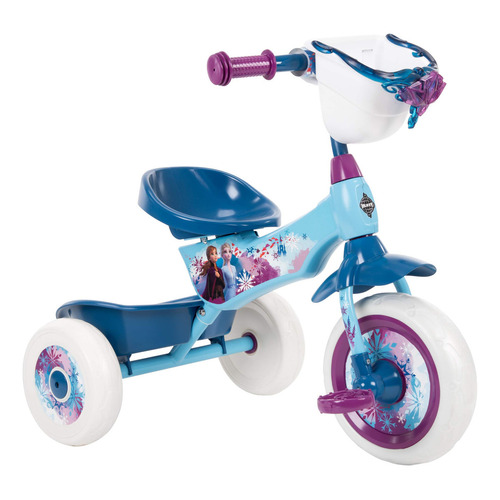 Huffy Triciclo Frozen 2 Kid Tricycle De 3 Ruedas Con Dos Co. Color Azul