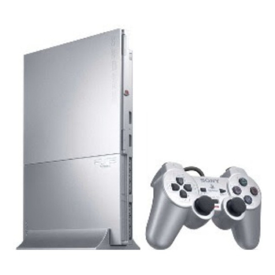 Sony PlayStation 2 Slim Standard  color satin silver