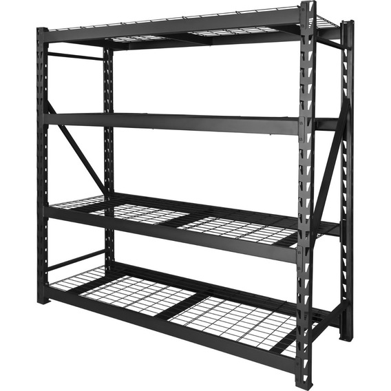 Rack Anaquel Estante Acero Industrial 2.1 Ton 4 Niveles 