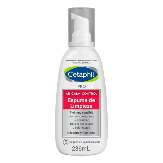 Espuma De Limpieza Cetaphil Pro Ar Calm Control Envase 236ml Tipo de piel  Piel muy sensible