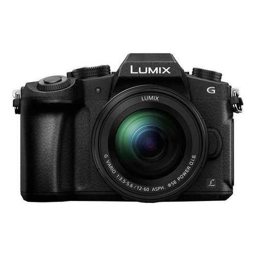 Panasonic Lumix Kit G85MK + lente 12-60mm DMC-G85MK sin espejo color  negro