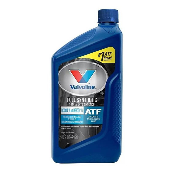 Aceite para motor Valvoline sintético ATF para autos, pickups & suv de 1 unidad