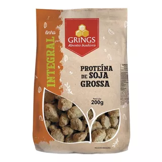 Proteína De Soja Grossa Grings 200g