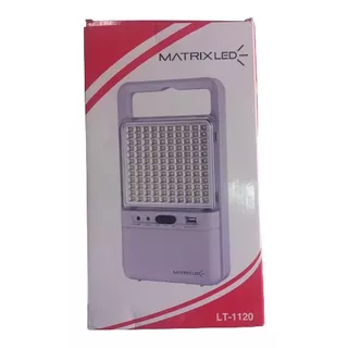 Lampara Led De Emergencia Marca Matrix Led Lt-1120