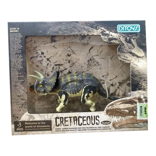 Cretaceous Dinosaurios 14 Cm Triceratops