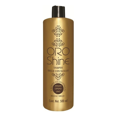 Shampoo Oro Shine Tratamiento Brillo 500 ml - Revlon