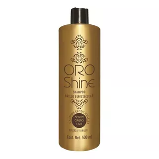  Shampoo Oro Shine Tratamiento Brillo 500 Ml - Revlon