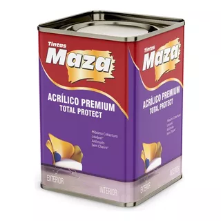 Tinta Acrílica Premium Total Protect Fosco 18l Cores Maza Cor Algodão Egipcio