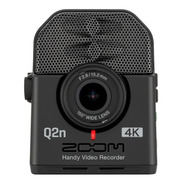 Câmera De Vídeo Zoom Q2n- 4k Ntsc/pal Black