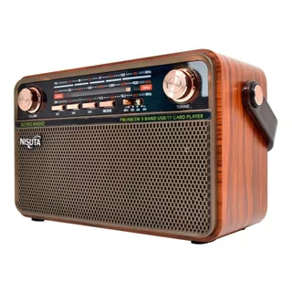 Parlante Radio Retro Nisuta Nsrv21 Bluetooth Fm/am Control F