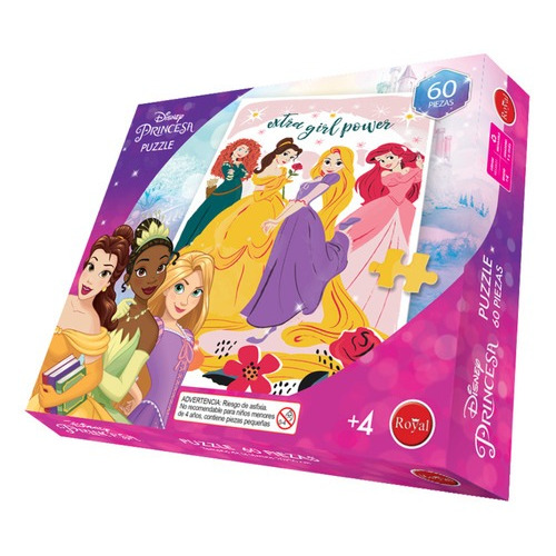 Puzzle 60 Piezas Princesas Royal