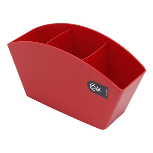 Escurridor Organizador De Cubiertos Cubiertero Cocina Coza Color Rojo