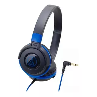 Auricular Audio Technica Ath S100 Plegable De Vincha Color Azul
