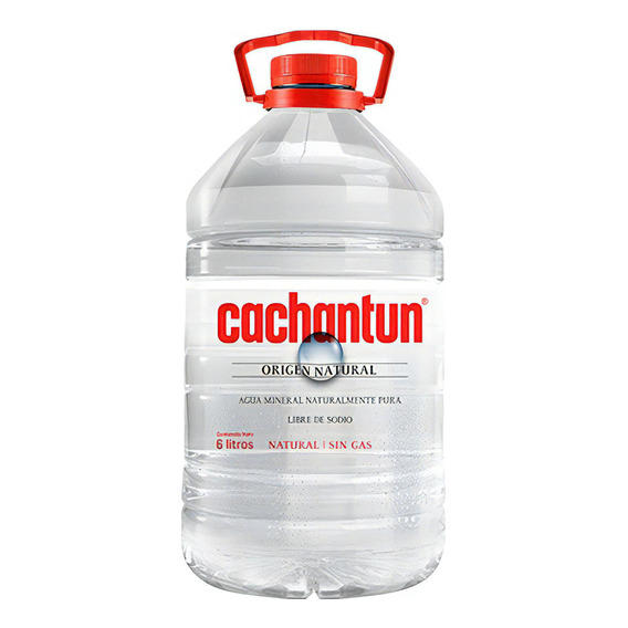 Agua Mineral Cachantun Sin Gas 6 Litros