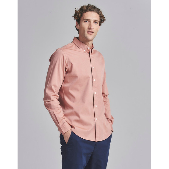 Camisa Lynn, Slim Fit, Hombre, 100% Algodón, Rosa, Equus