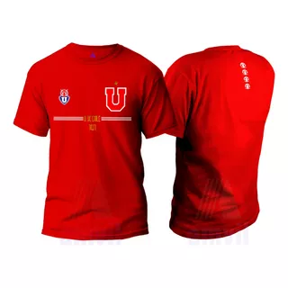 Polera Universidad De Chile Infantil Unisex Dis 5