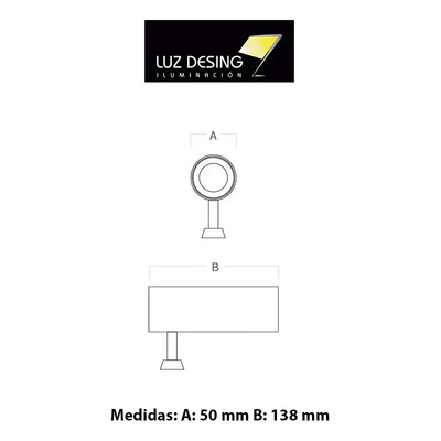 Riel 1 Metro 3 Luces Con Fan 10w Negro Dimer Profesional Vk Negro