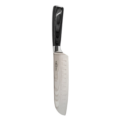Cuchillo Sakura Santoku Pro Stainless Steel 30cm 20502n P