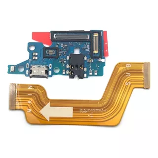 Flex + Placa Conector Carga Microfone Compatível A71 A715