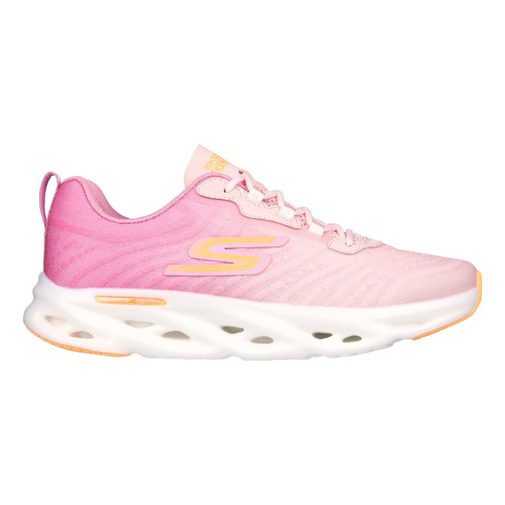 Tenis Skechers Mujer Go Run Swirl Tech Speed - Headway Rosa 